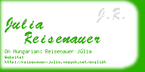 julia reisenauer business card